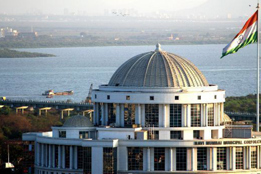 Construction of the NMMC Headquarters, Belapur.